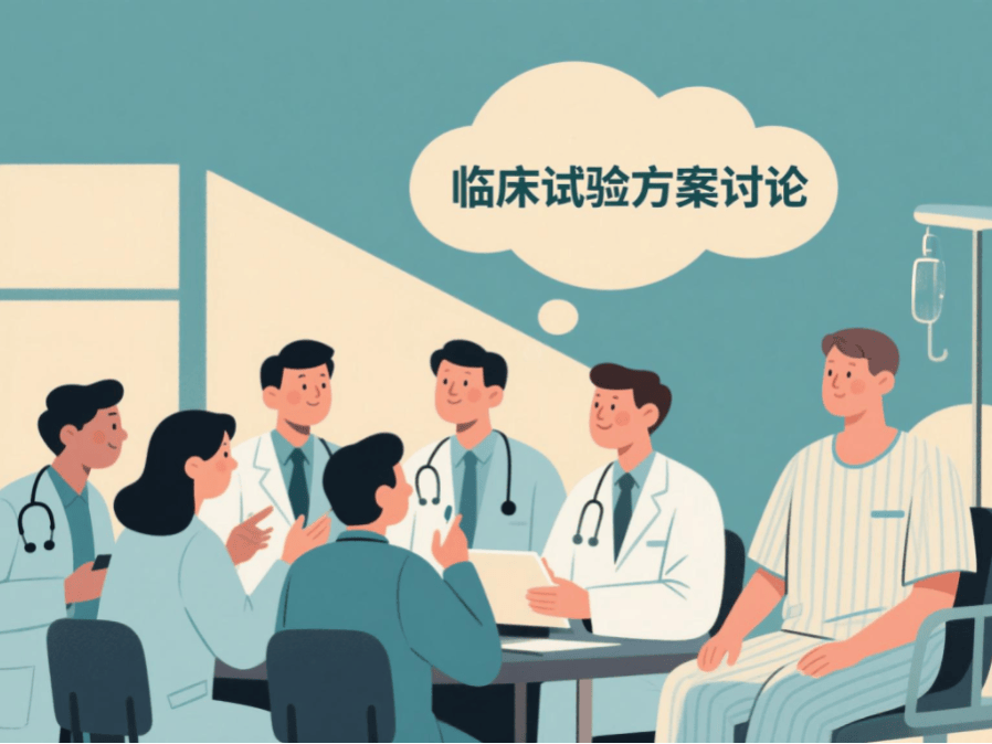 医生与志愿者交流